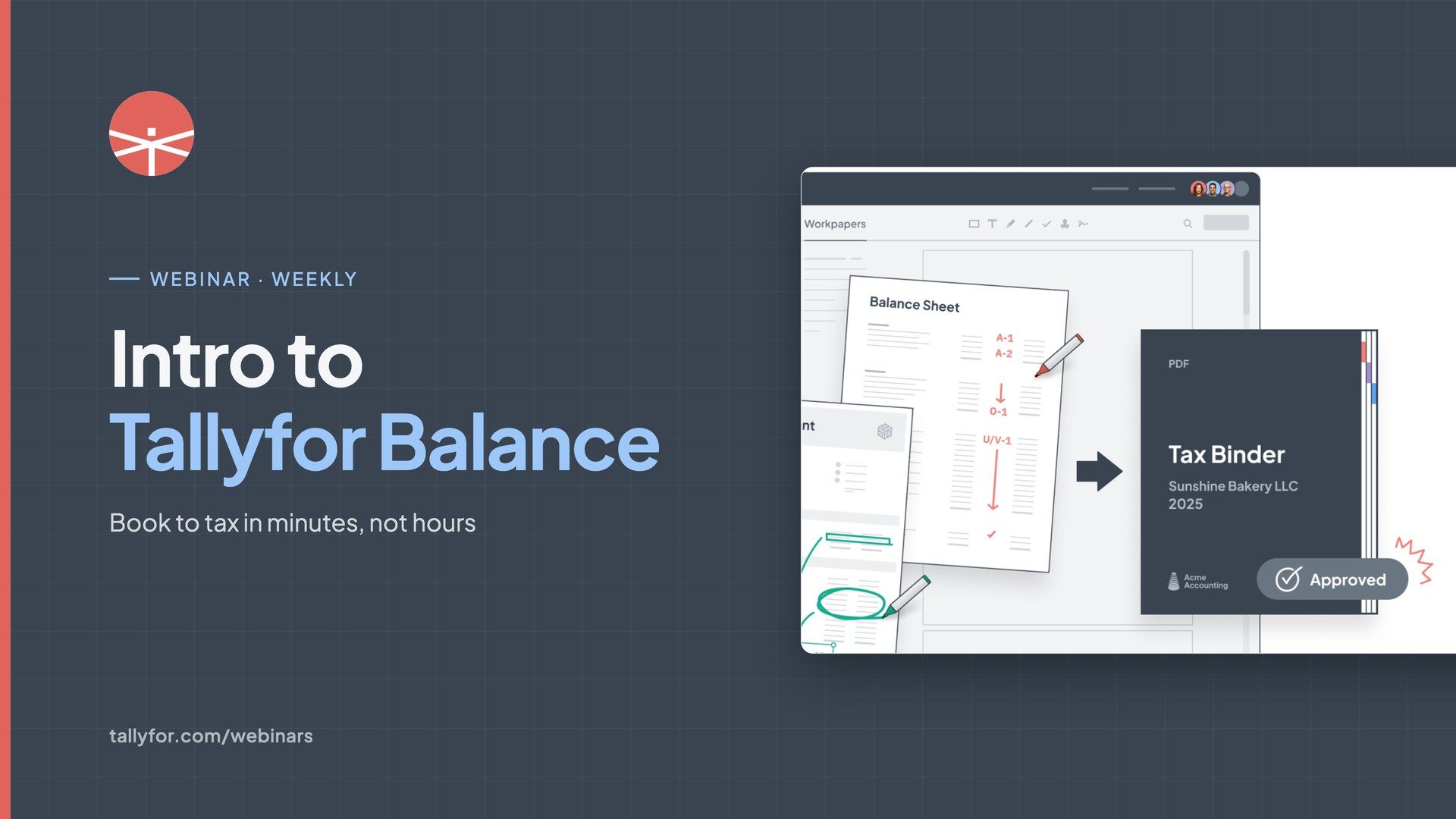 Intro to Tallyfor Balance webinar card